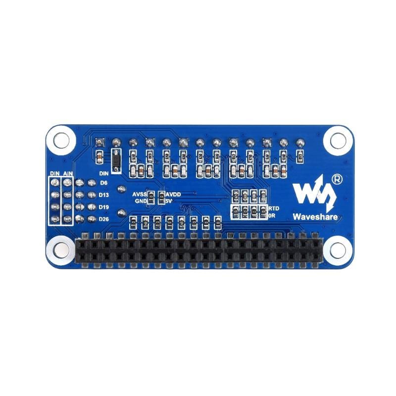 High-Precision ADC HAT For Raspberry Pi (10-Channel 32-Bit) by Waveshare - The Pi Hut