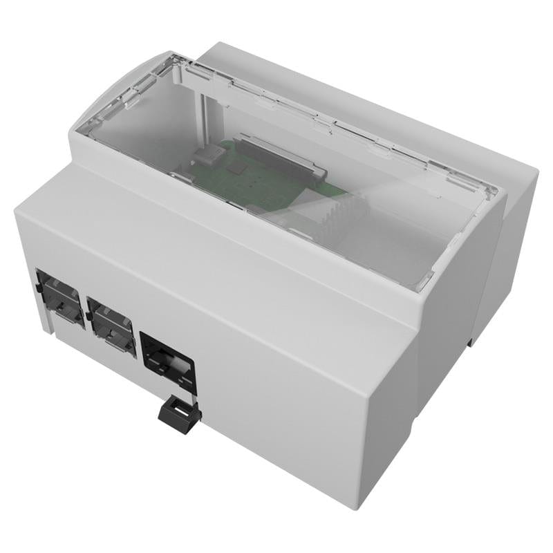 Hitaltech - Raspberry Pi 4 DIN Rail Case (6M XTS) - The Pi Hut