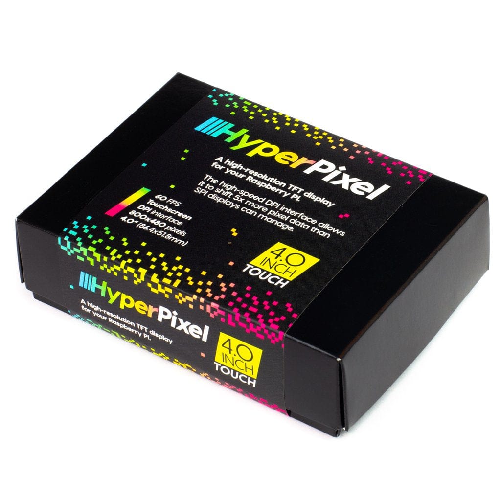 HyperPixel 4.0 - Hi-Res Display for Raspberry Pi by Pimoroni - The Pi Hut