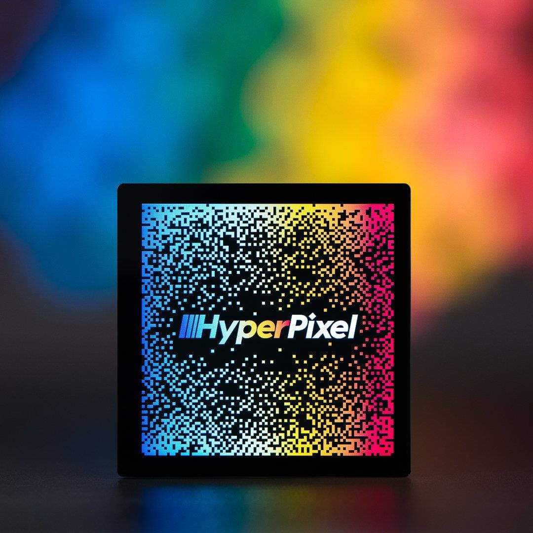 HyperPixel 4.0 Square - Hi-Res Display for Raspberry Pi by Pimoroni - The Pi Hut