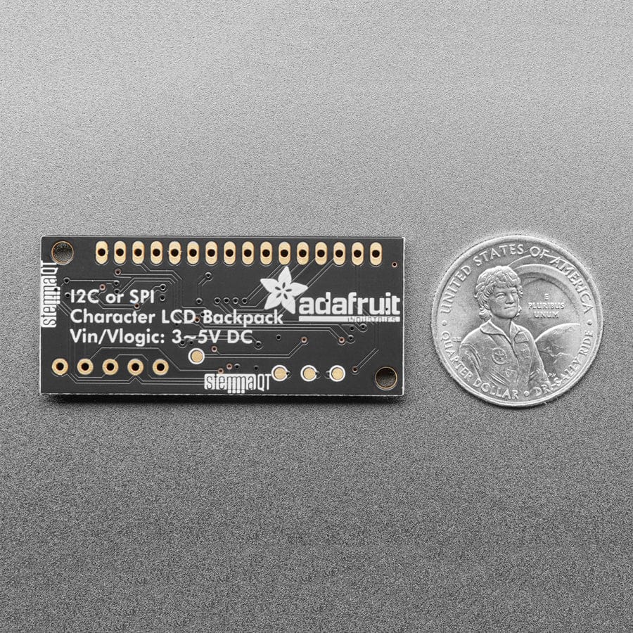 i2c / SPI character LCD backpack - STEMMA QT / Qwiic by Adafruit - The Pi Hut