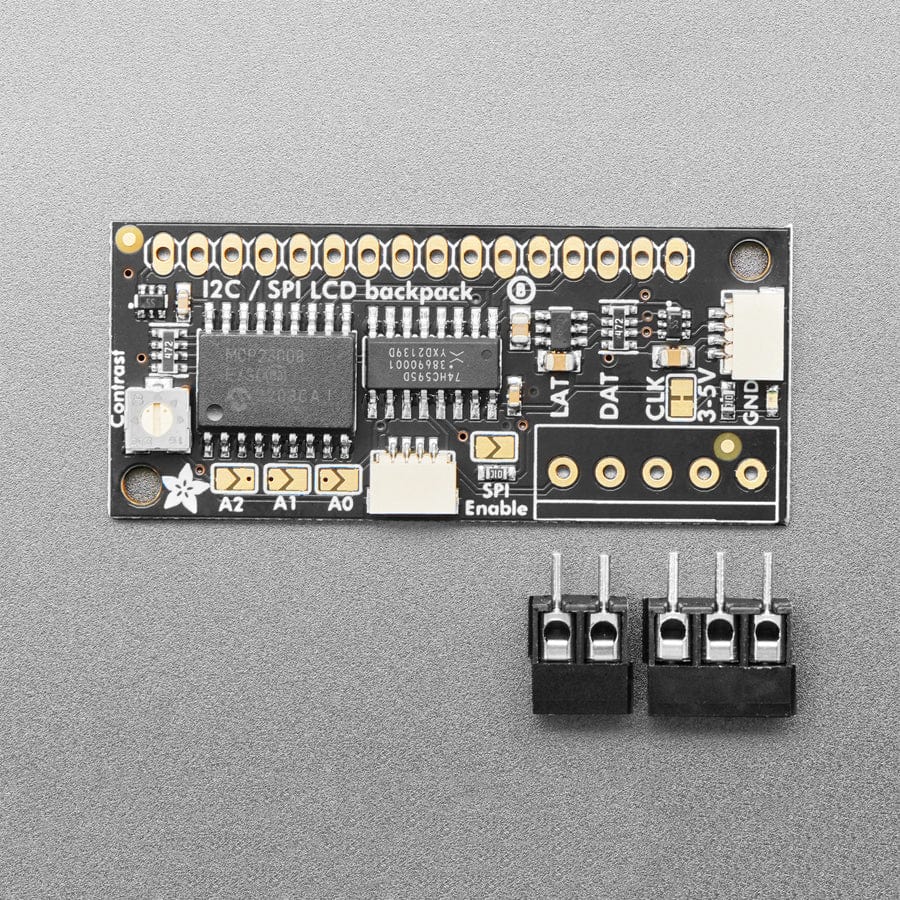 i2c / SPI character LCD backpack - STEMMA QT / Qwiic by Adafruit - The Pi Hut