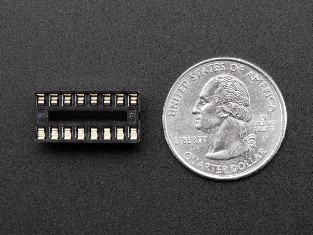 IC Socket - for 16-pin 0.3" Chips - Pack of 3 by The Pi Hut - The Pi Hut