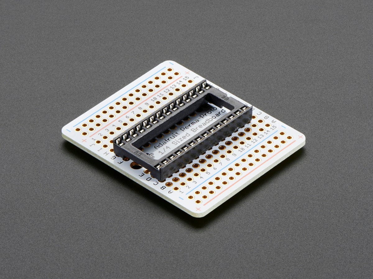 IC Socket - for 28-pin 0.6" Chips - Pack of 3 by The Pi Hut - The Pi Hut