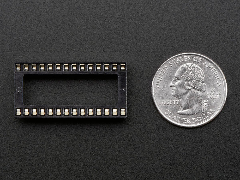 IC Socket - for 28-pin 0.6" Chips - Pack of 3 by The Pi Hut - The Pi Hut