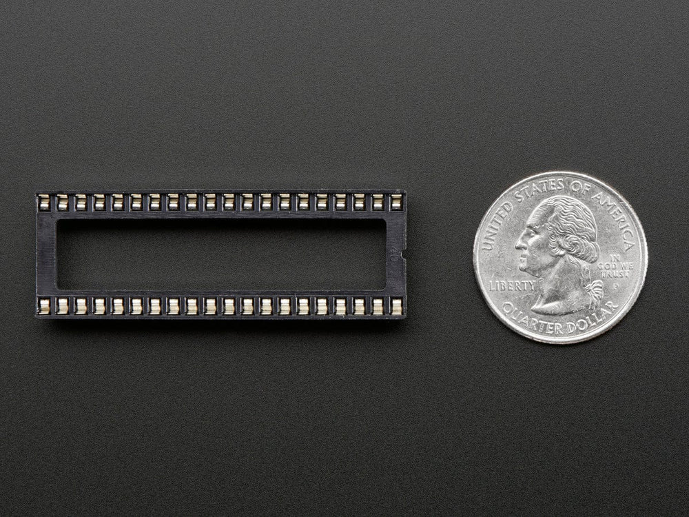 IC Socket for 40-pin 0.6" Chips - Pack of 3 by The Pi Hut - The Pi Hut