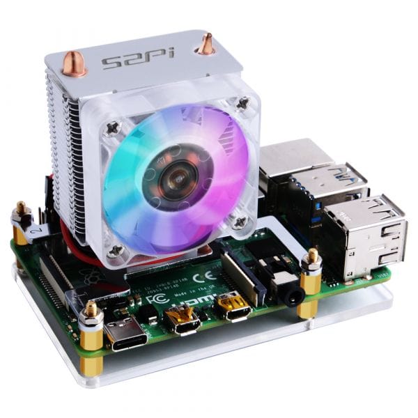 ICE Tower Raspberry Pi 4 CPU Cooler by 52Pi - The Pi Hut