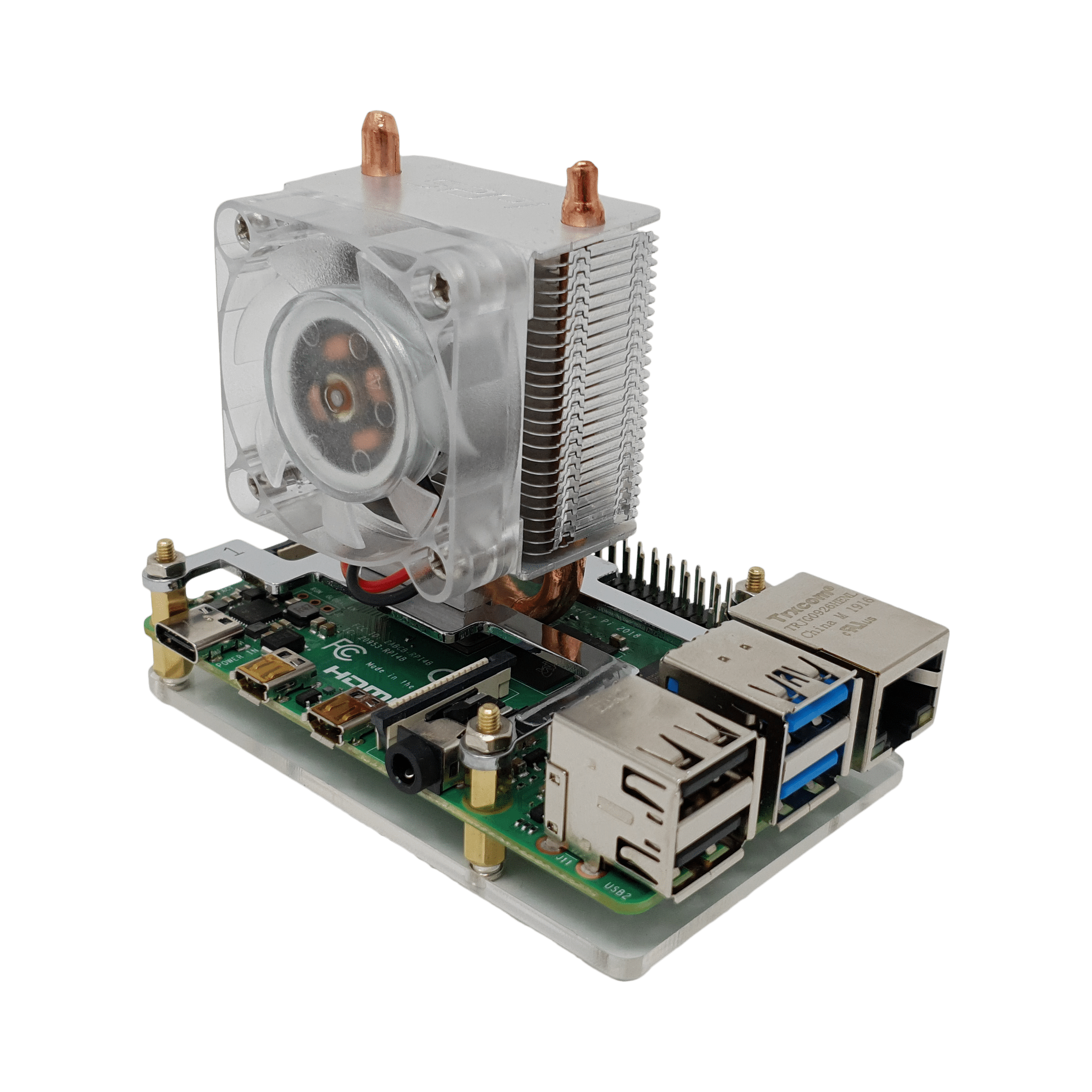 ICE Tower Raspberry Pi 4 CPU Cooler by 52Pi - The Pi Hut