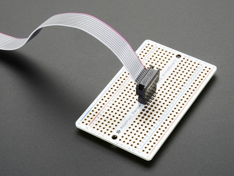 IDC Breakout Helper - 2x5 (10 pin) by The Pi Hut - The Pi Hut