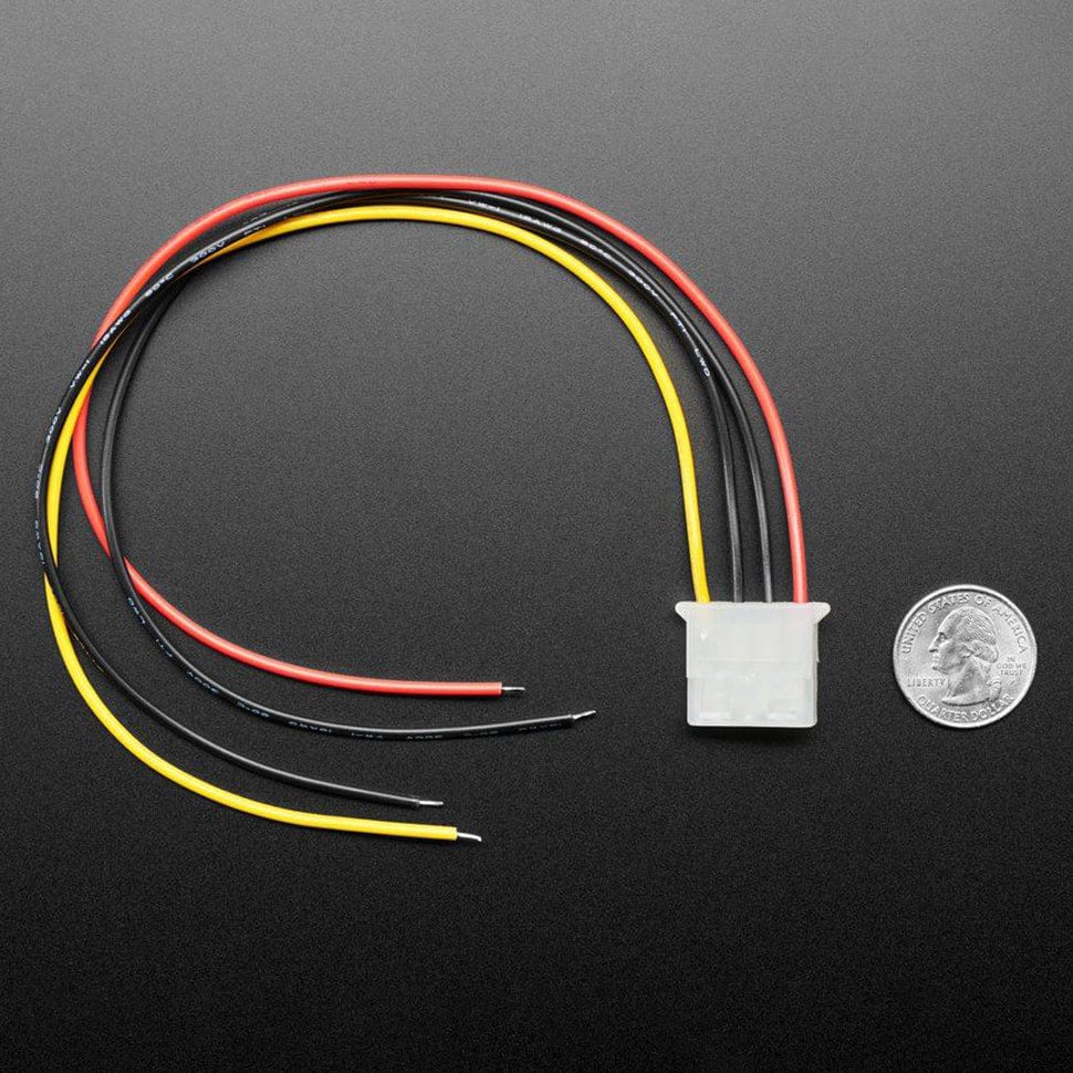 IDE Molex 4-pin Plug Cable - 30cm long by The Pi Hut - The Pi Hut