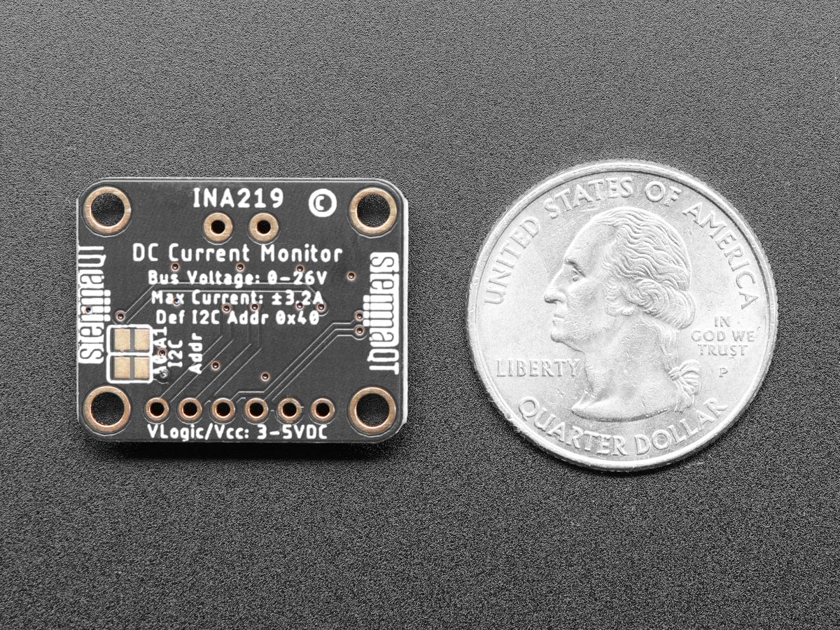 INA219 High Side DC Current Sensor Breakout - 26V ±3.2A Max (STEMMA QT) by Adafruit - The Pi Hut