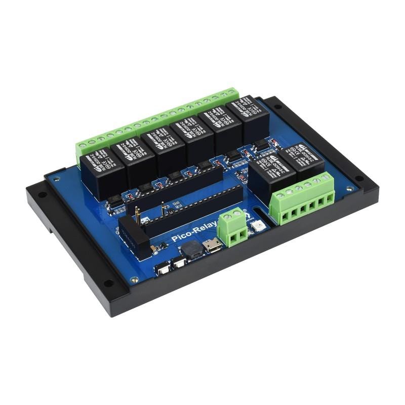 Industrial 8-Channel Relay Module for Raspberry Pi Pico by Waveshare - The Pi Hut