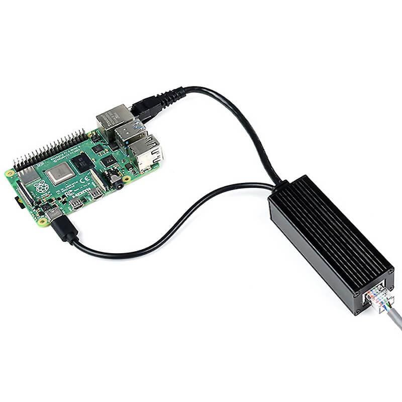 Industrial USB-C Gigabit PoE Splitter (5V 2.5A) by Waveshare - The Pi Hut