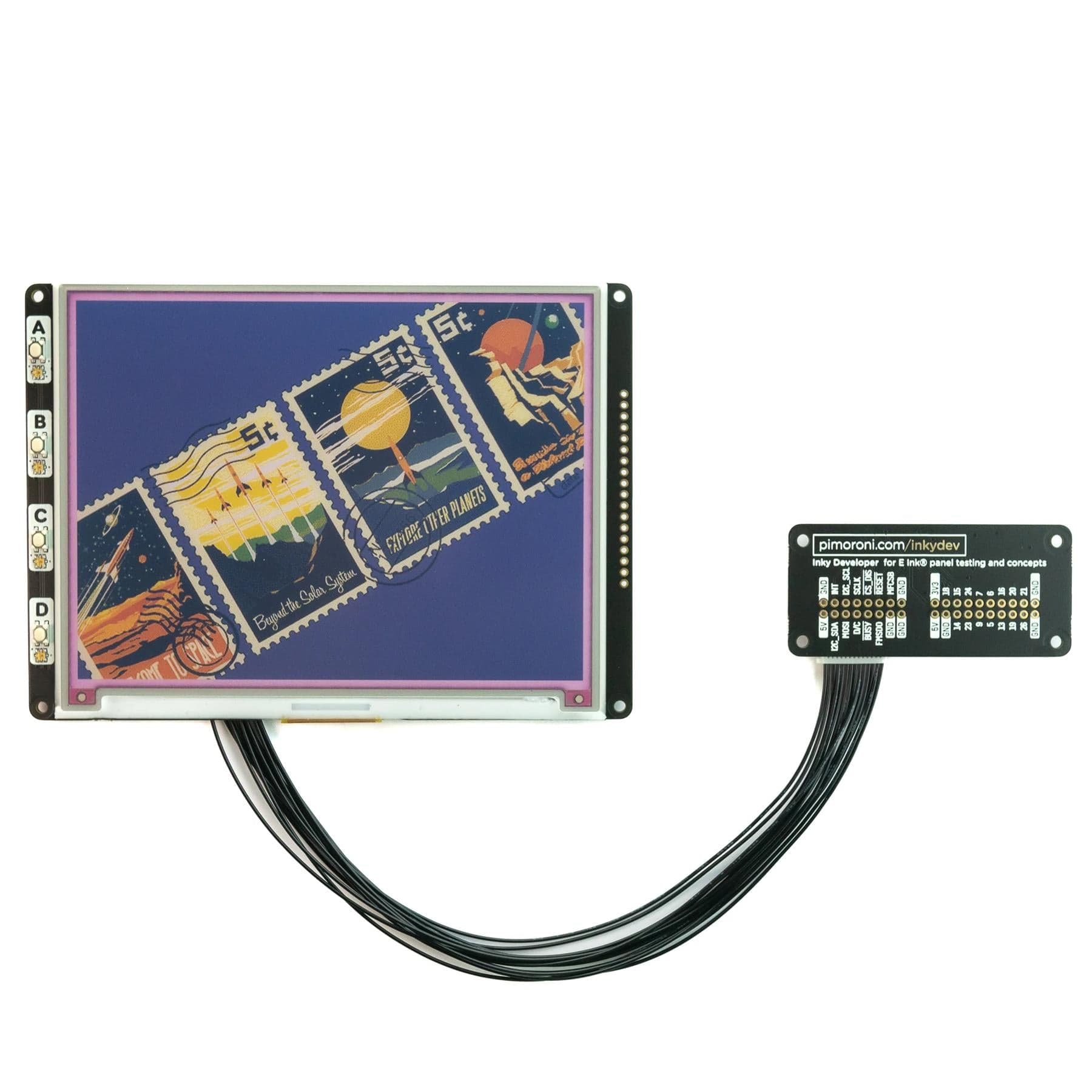 Inky Developer by Pimoroni - The Pi Hut
