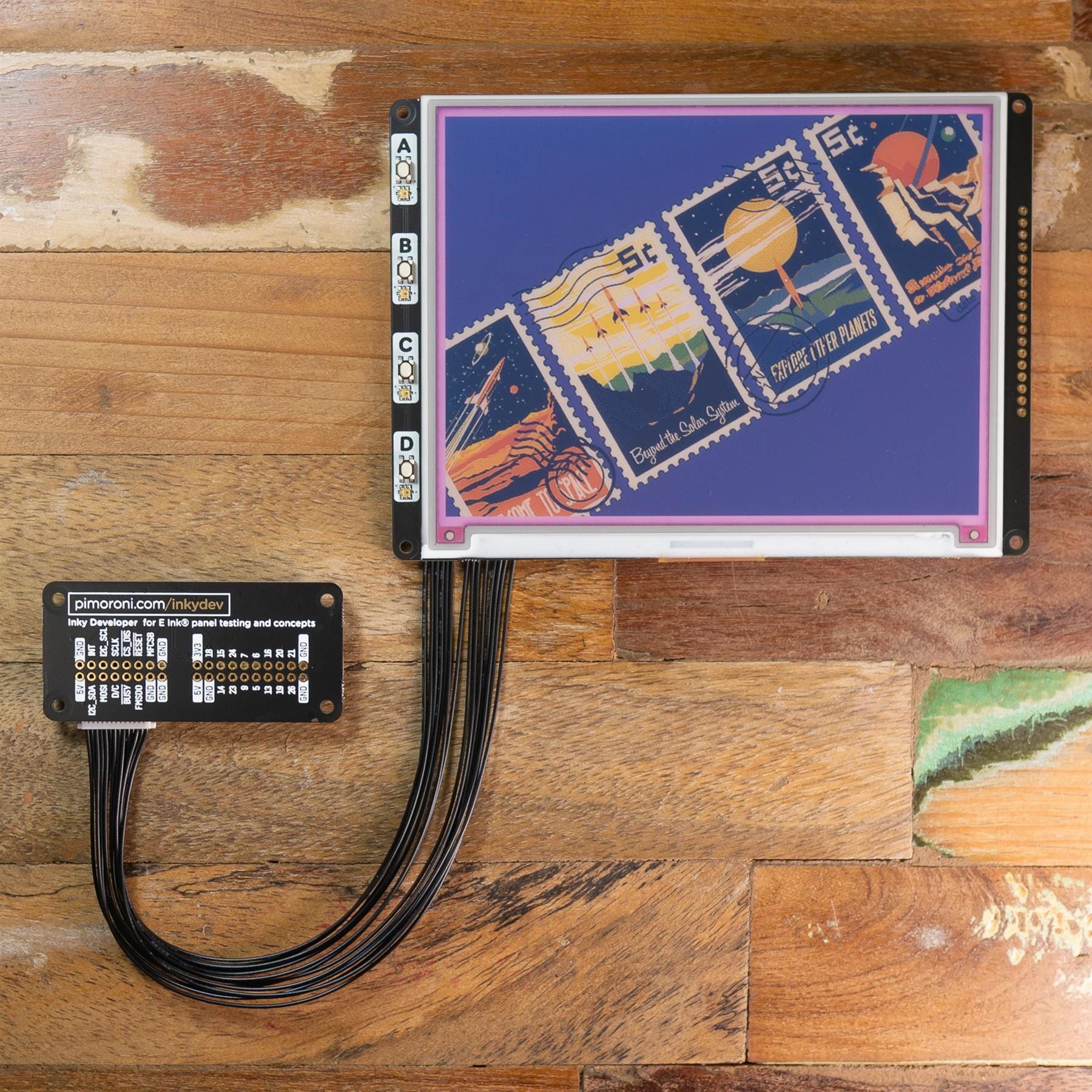 Inky Developer by Pimoroni - The Pi Hut