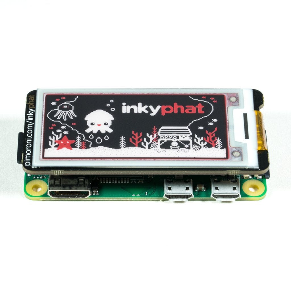 Inky pHAT (ePaper/eInk/EPD) by Pimoroni - The Pi Hut