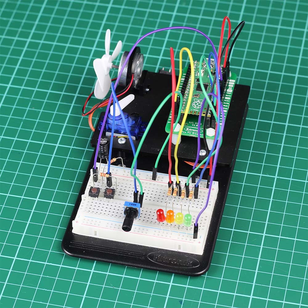 Inventor's Kit for the Raspberry Pi Pico by Kitronik - The Pi Hut
