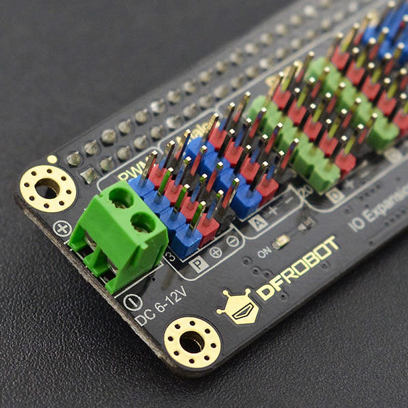 IO Expansion HAT for Raspberry Pi by DFRobot - The Pi Hut