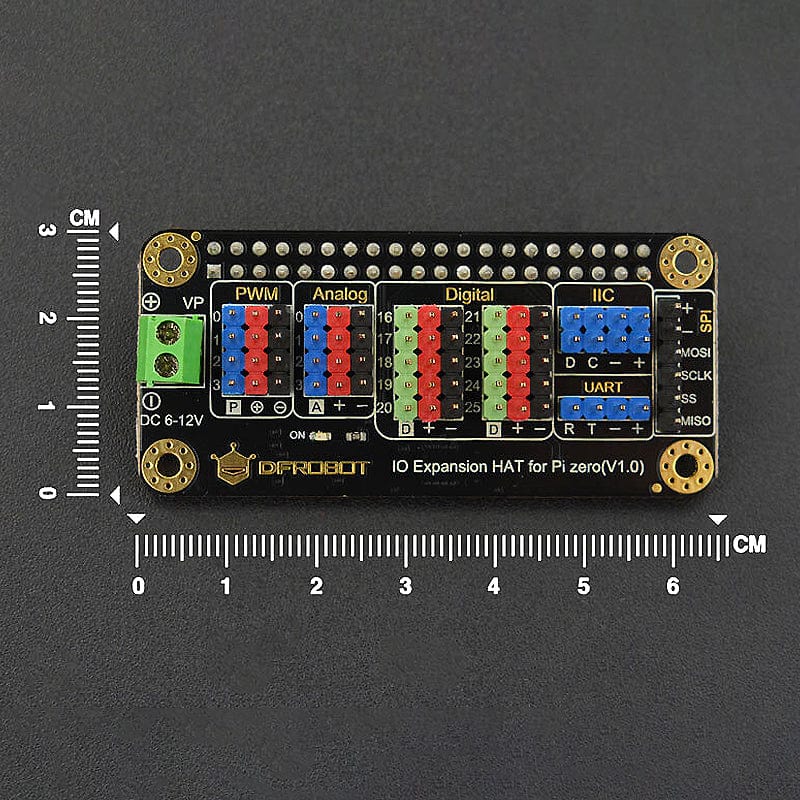 IO Expansion HAT for Raspberry Pi by DFRobot - The Pi Hut
