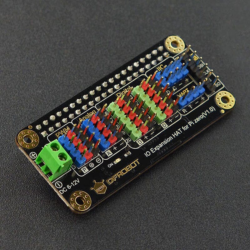IO Expansion HAT for Raspberry Pi by DFRobot - The Pi Hut