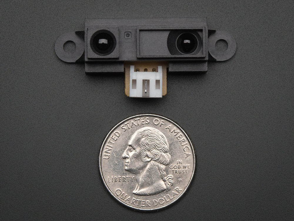 IR distance sensor includes cable (10cm-80cm) - The Pi Hut