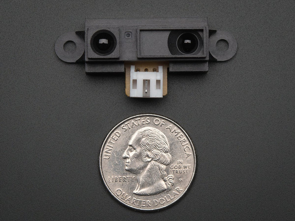 IR distance sensor includes cable (10cm-80cm) (GP2Y0A21YK0F) by The Pi Hut - The Pi Hut