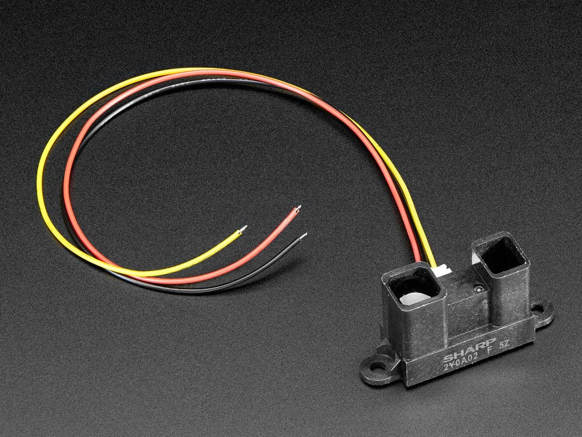 IR distance sensor includes cable (20cm-150cm) (GP2Y0A02YK) by The Pi Hut - The Pi Hut