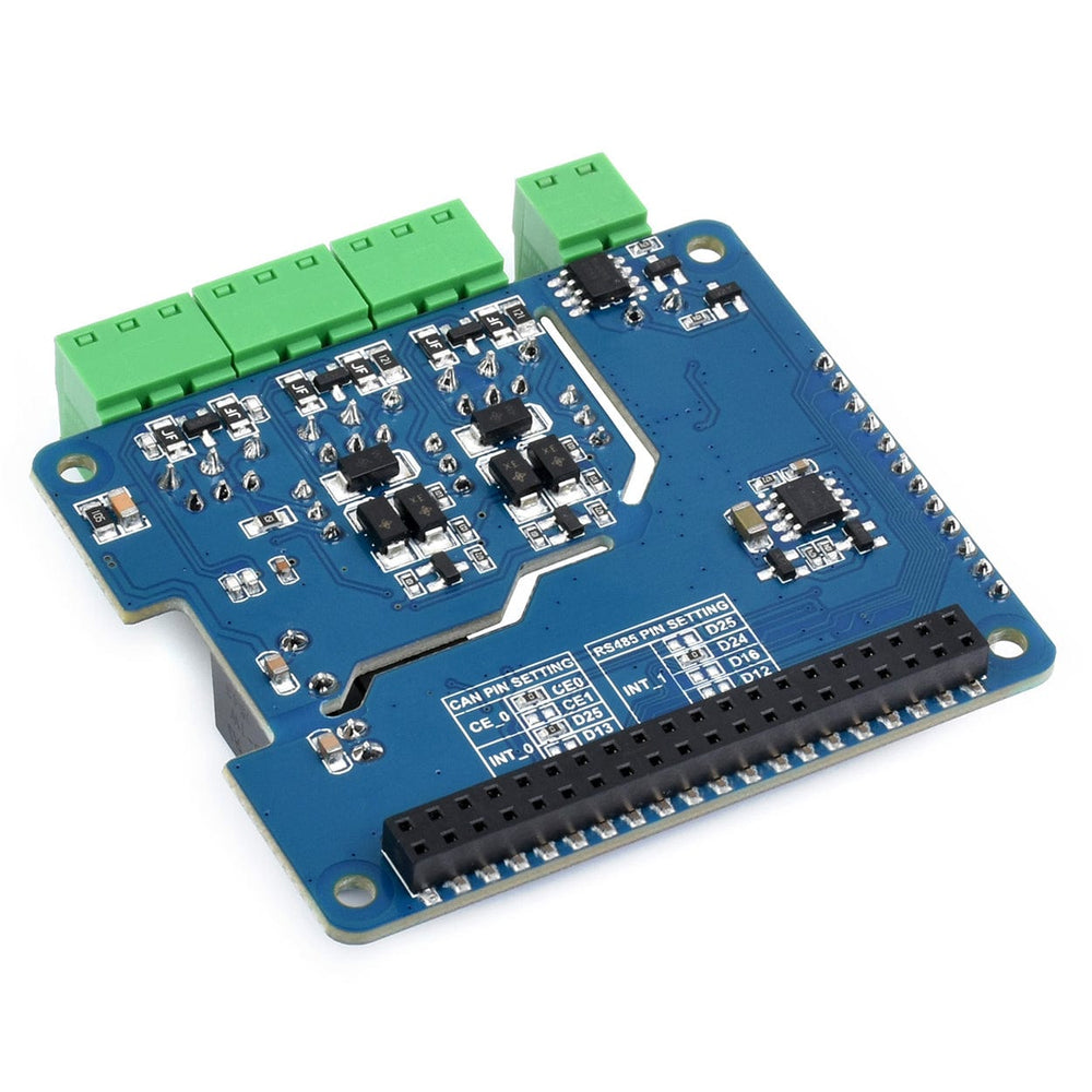Isolated RS485 CAN HAT (B) For Raspberry Pi by Waveshare - The Pi Hut