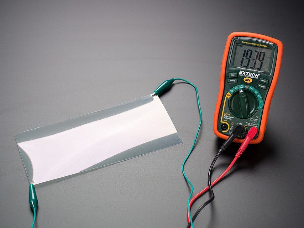 ITO (Indium Tin Oxide) Coated PET Plastic - 100mm x 200mm by The Pi Hut - The Pi Hut