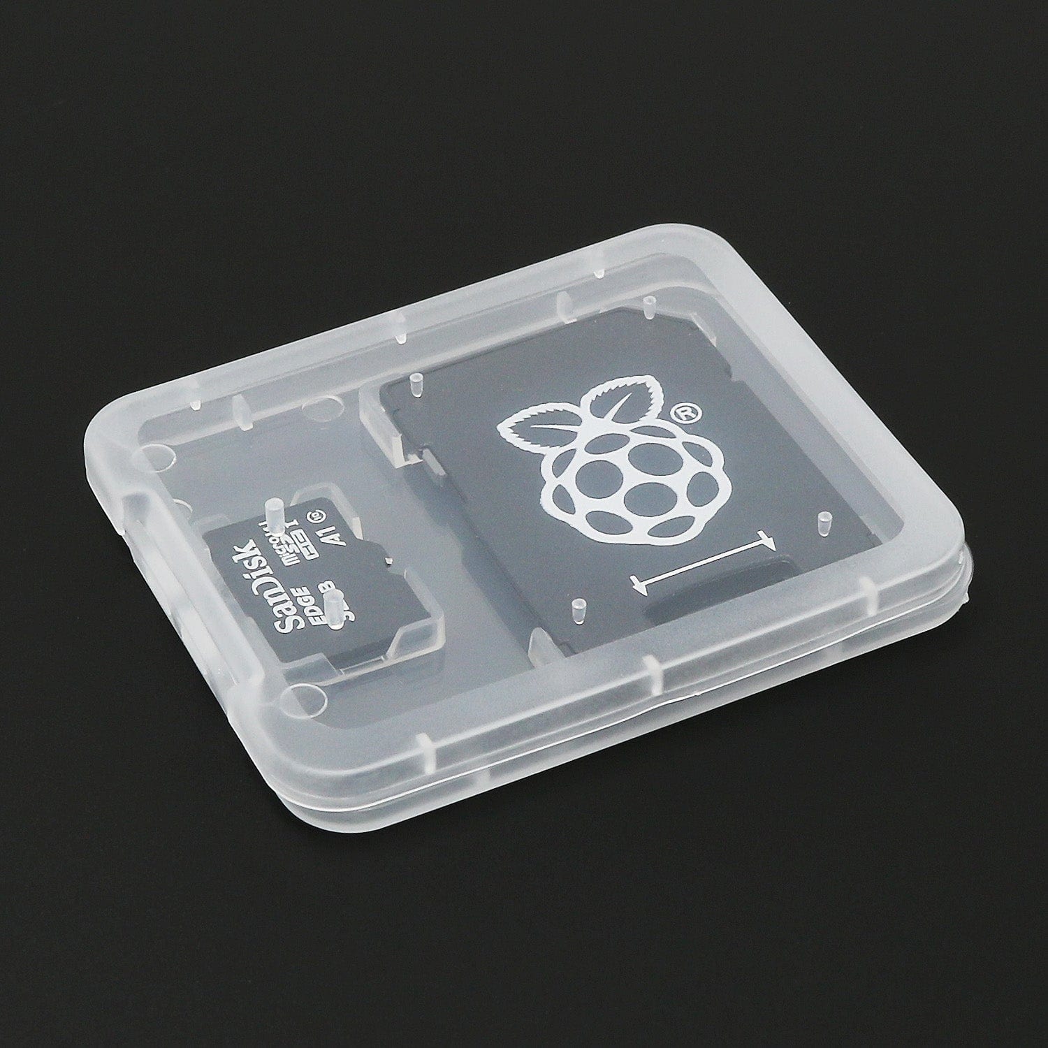 Jewel Cases for MicroSD Cards + SD Adapters (4-pack) - The Pi Hut