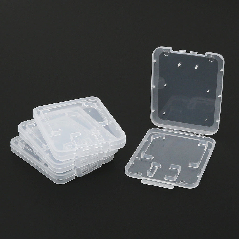 Jewel Cases for MicroSD Cards/SD Adapters (4-pack) by The Pi Hut - The Pi Hut