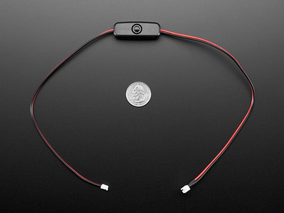 JST 2-pin Extension Cable with On/Off Switch - JST PH2 by The Pi Hut - The Pi Hut