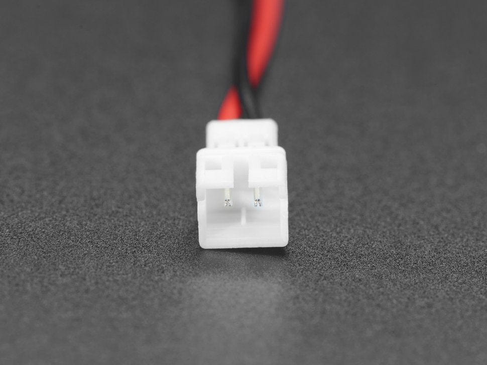 JST PH 2-Pin Cable – Male Header 200mm by The Pi Hut - The Pi Hut