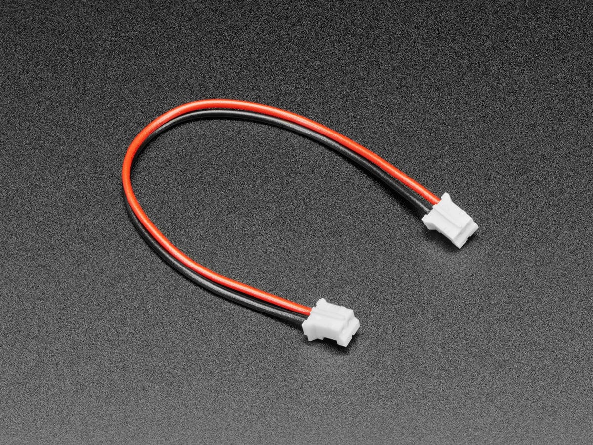 JST-PH 2-pin Jumper Cable - 100mm long by The Pi Hut - The Pi Hut