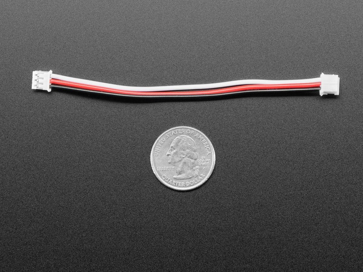 JST PH 3-pin Plug-Plug Cable - 100mm long by The Pi Hut - The Pi Hut