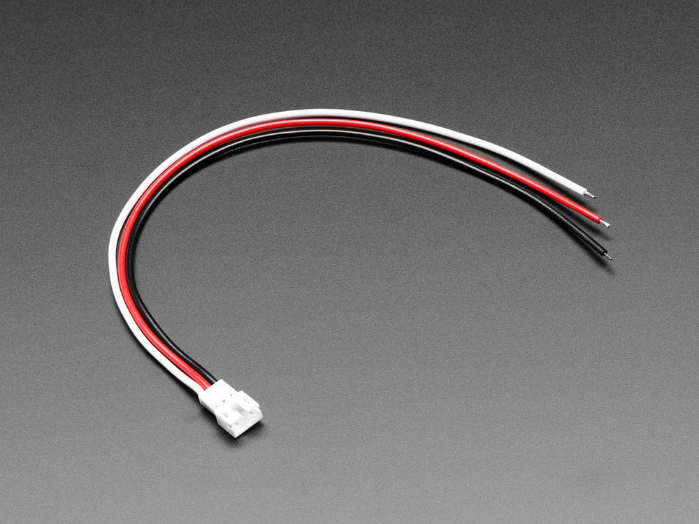 JST PH 3-Pin Socket to Color Coded Cable - 200mm by The Pi Hut - The Pi Hut