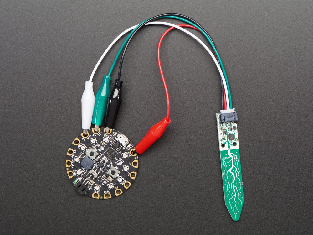 JST PH 4-pin Plug to Color Coded Alligator Clips Cable by The Pi Hut - The Pi Hut