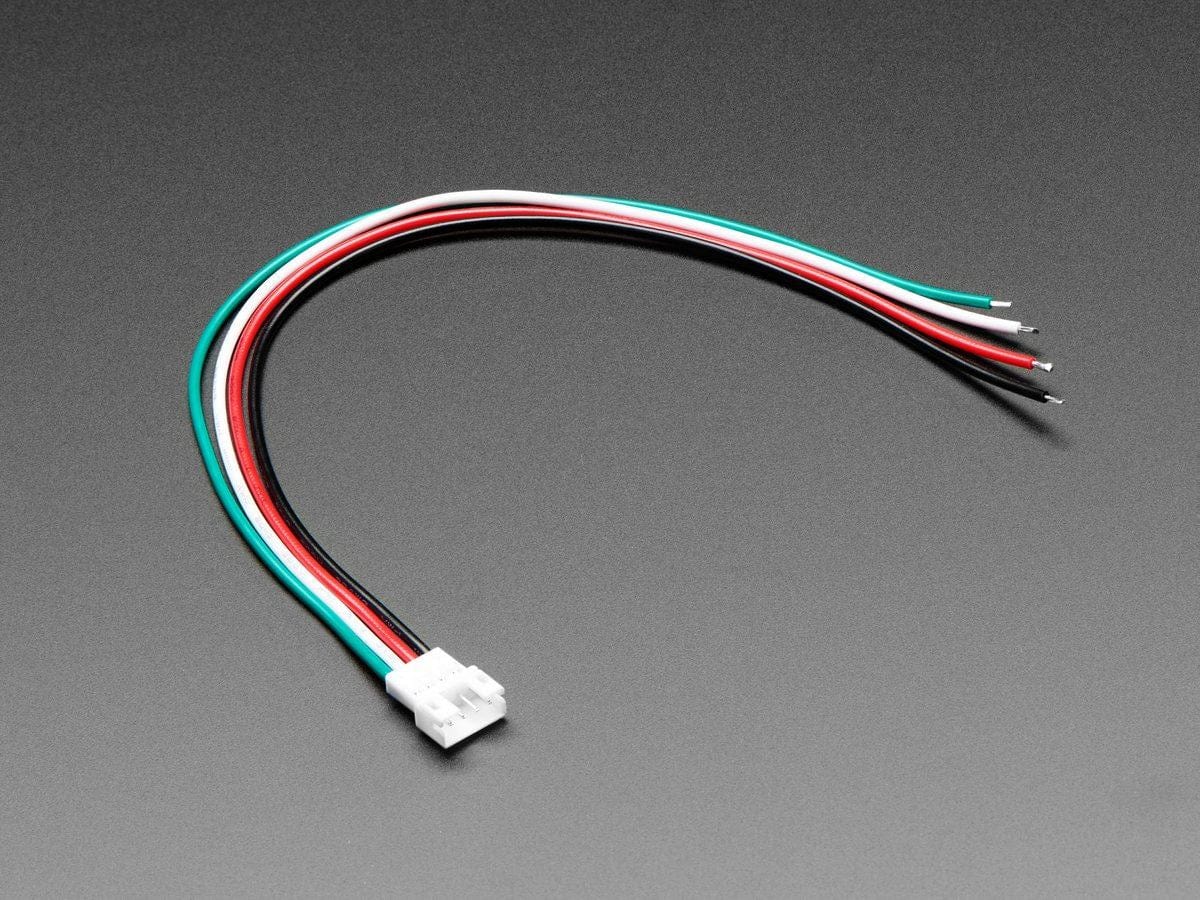 JST PH 4-Pin Socket to Color Coded Cable - 200mm by The Pi Hut - The Pi Hut