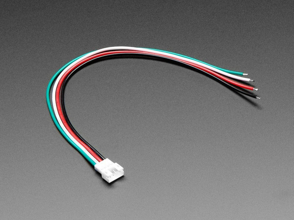 JST PH 4-Pin Socket to Color Coded Cable - 200mm by The Pi Hut - The Pi Hut