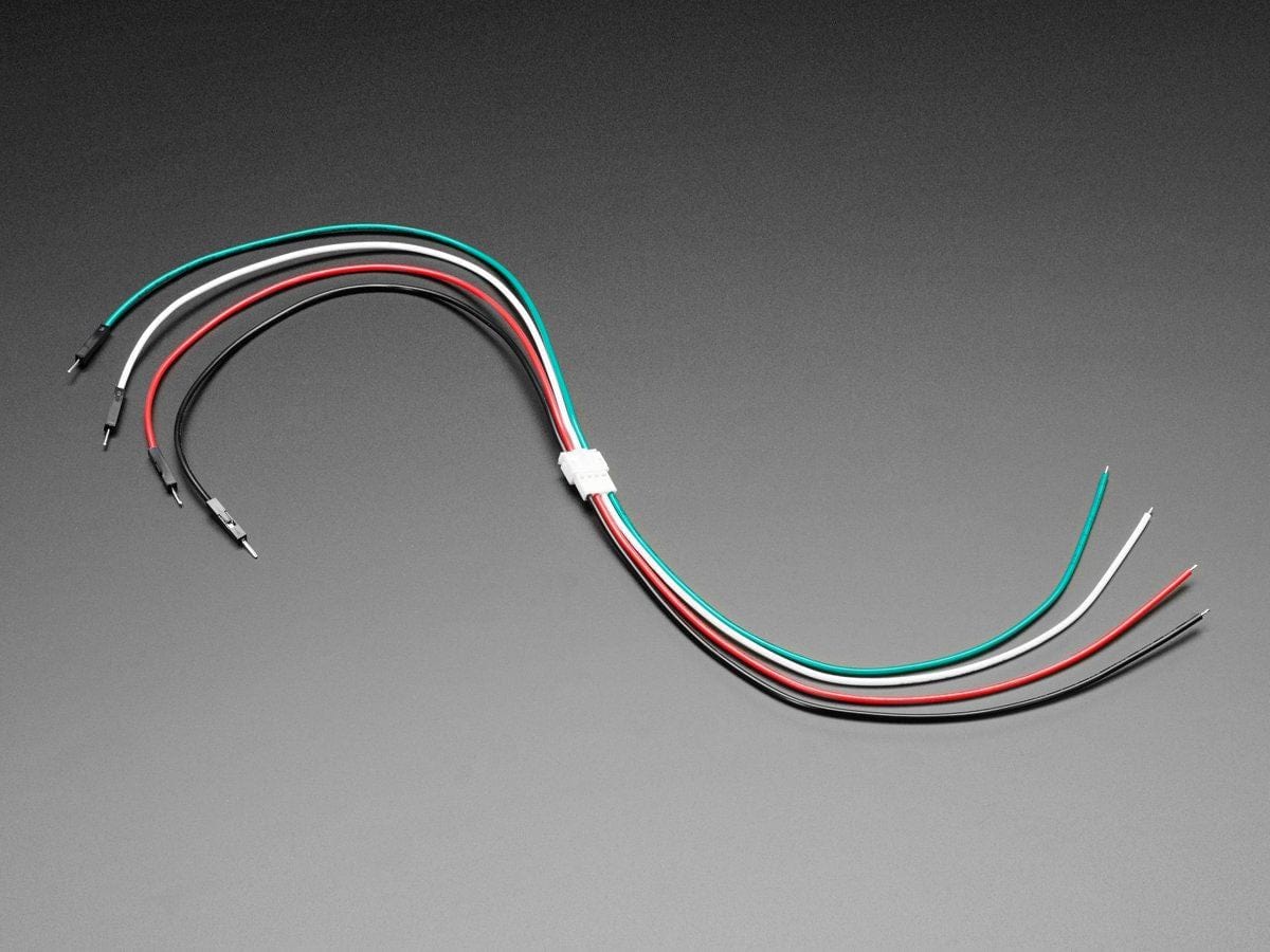 JST PH 4-Pin Socket to Color Coded Cable - 200mm by The Pi Hut - The Pi Hut