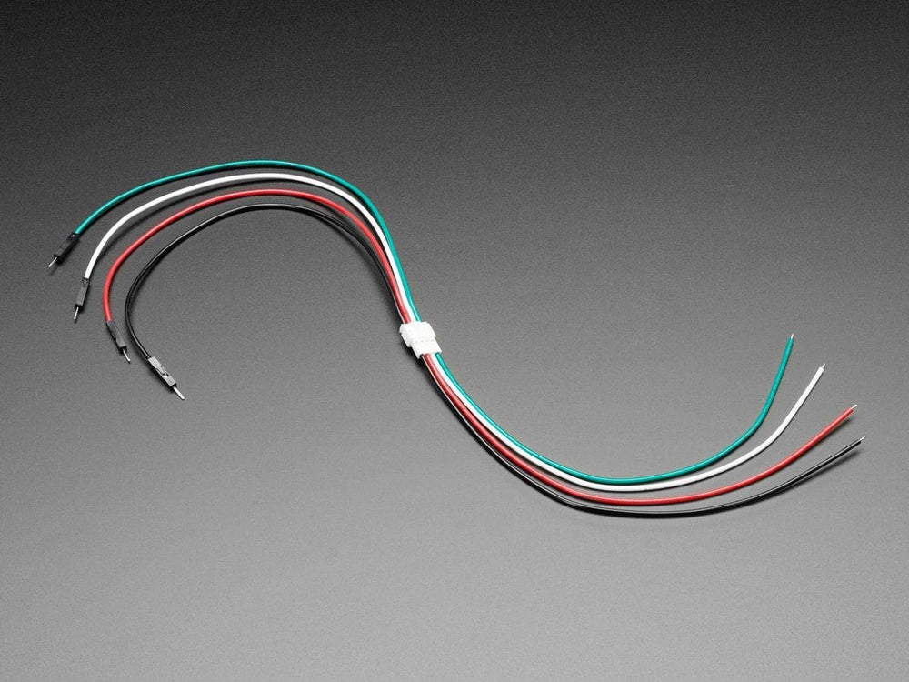 JST PH 4-Pin Socket to Color Coded Cable - 200mm by The Pi Hut - The Pi Hut