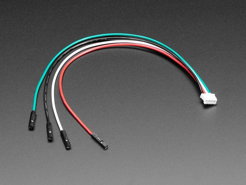 JST PH 4-Pin to Female Socket Cable - I2C STEMMA Cable - 200mm - The Pi Hut