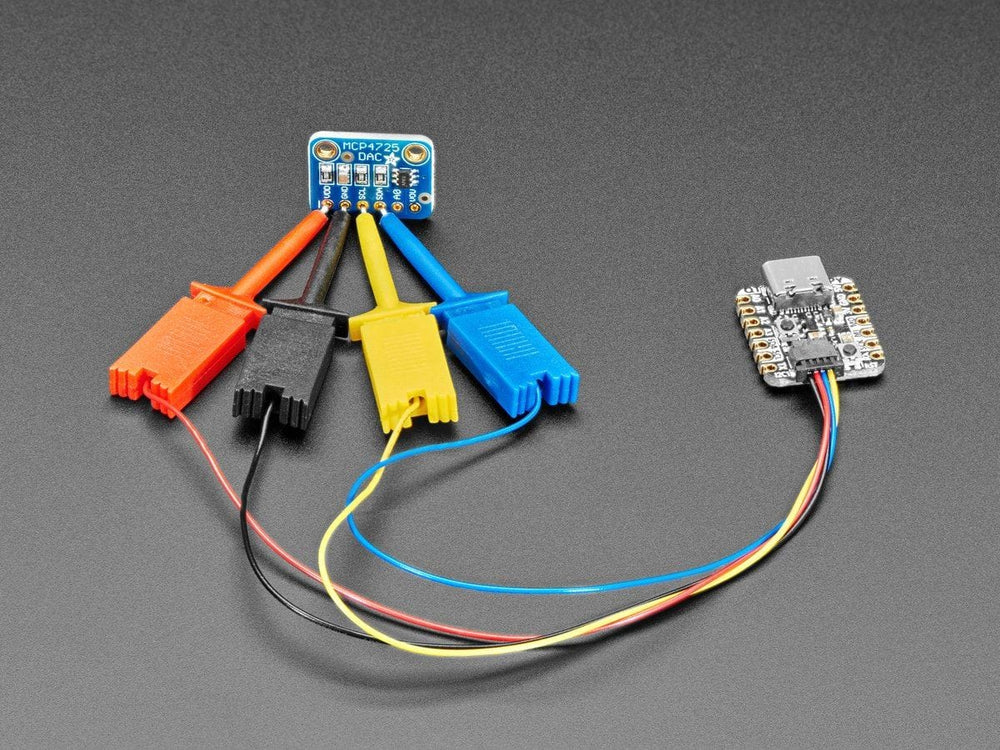 JST-SH 4-pin Cable with Micro SMT Test Hooks (STEMMA QT / Qwiic) by The Pi Hut - The Pi Hut