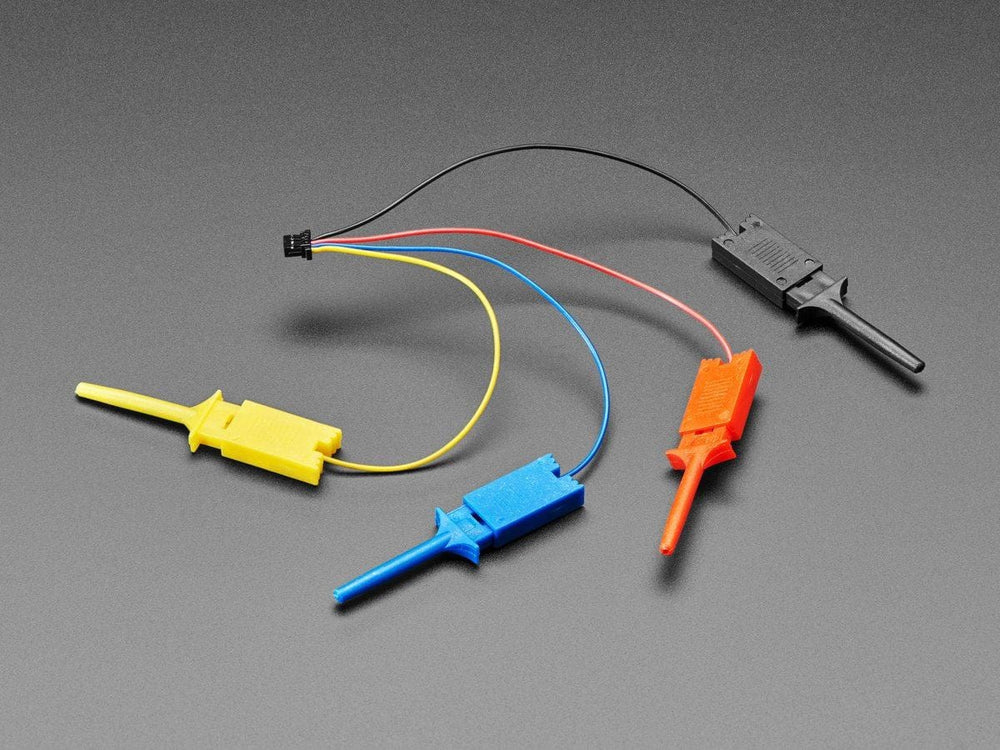JST-SH 4-pin Cable with Micro SMT Test Hooks (STEMMA QT / Qwiic) by The Pi Hut - The Pi Hut