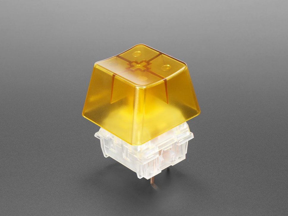 Kailh Big Mechanical Key Switch - Linear Dark Yellow - 1 Piece by The Pi Hut - The Pi Hut