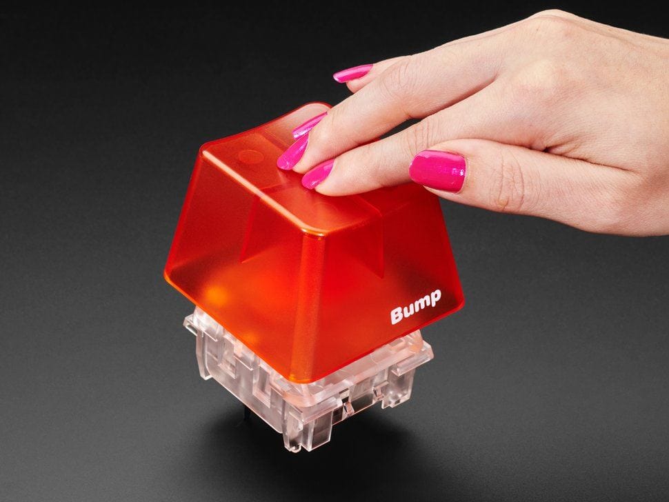 Kailh Big Mechanical Key Switch - Tactile Burnt Orange - 1 Piece by The Pi Hut - The Pi Hut