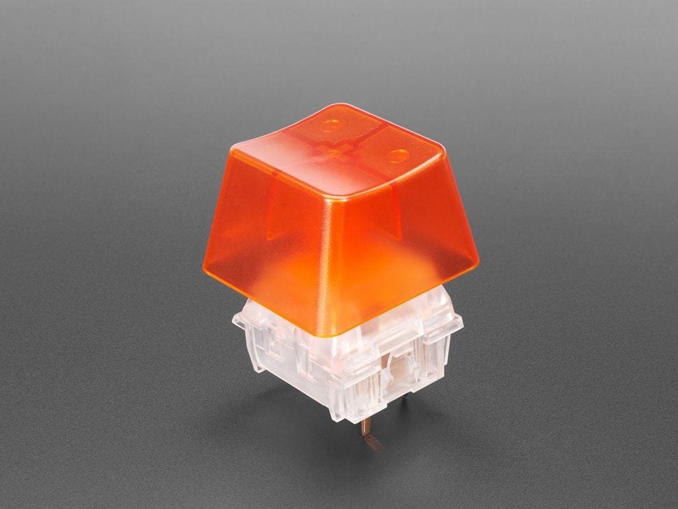 Kailh Big Mechanical Key Switch - Tactile Burnt Orange - 1 Piece by The Pi Hut - The Pi Hut