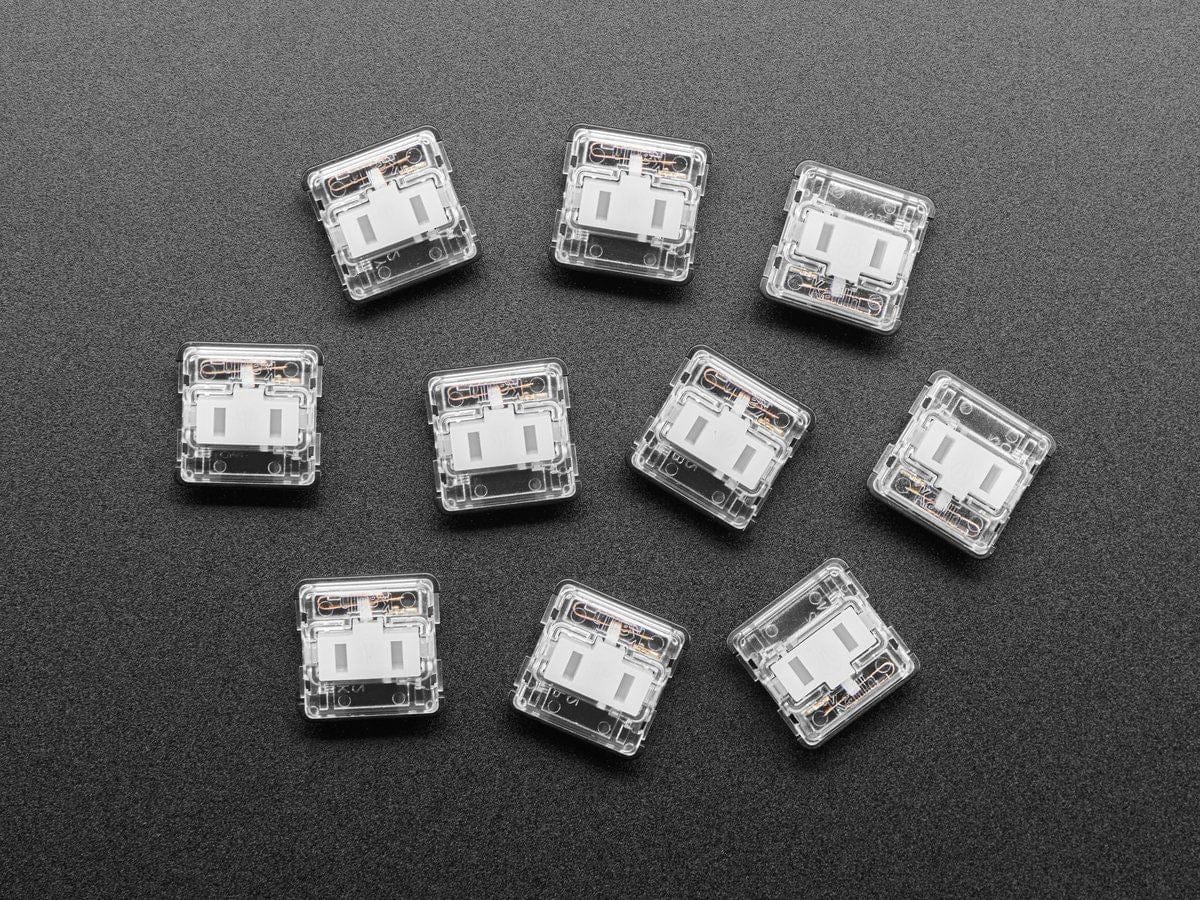 Kailh CHOC Low Profile White Clicky Key Switches - 10 Pack by The Pi Hut - The Pi Hut