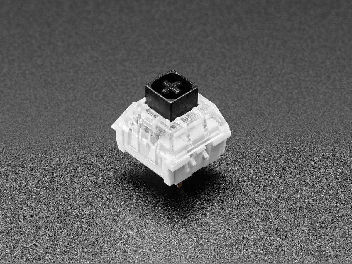 Kailh Mechanical Key Switches - Linear Black - 10 pack (Cherry MX Black Compatible) by The Pi Hut - The Pi Hut