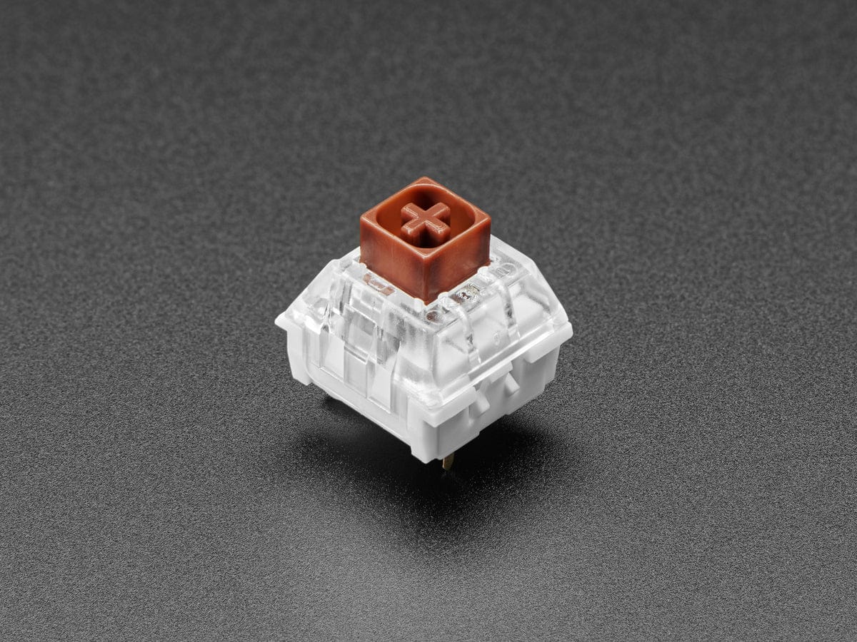 Kailh Mechanical Key Switches - Tactile Brown - 10 pack (Cherry MX Brown Compatible) by The Pi Hut - The Pi Hut